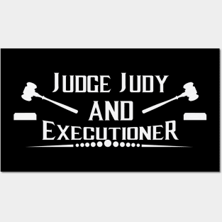 JUDGE JUDY and EXECUTIONER Logo Posters and Art